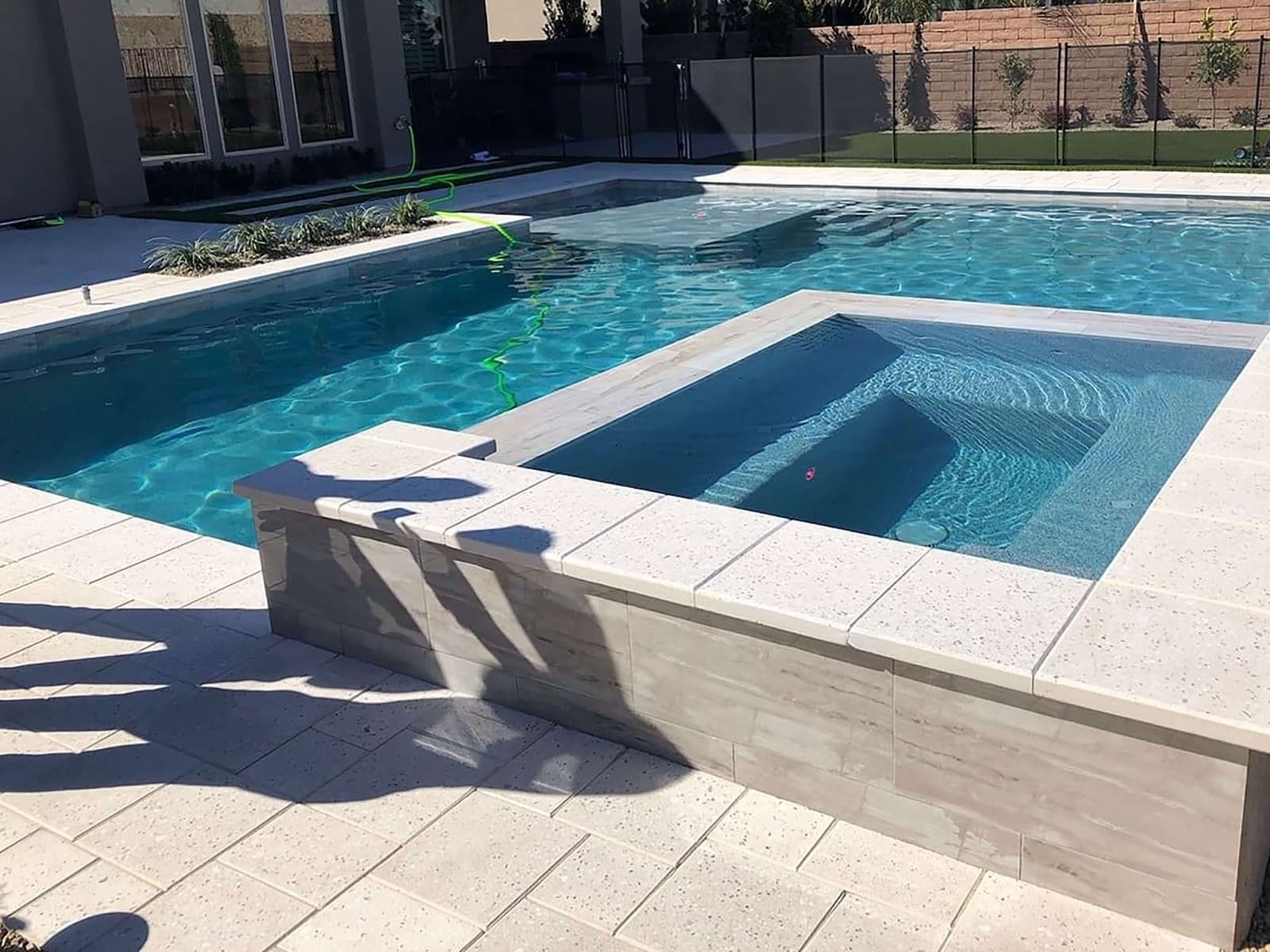 Completed custom pool build by CraftYourPool