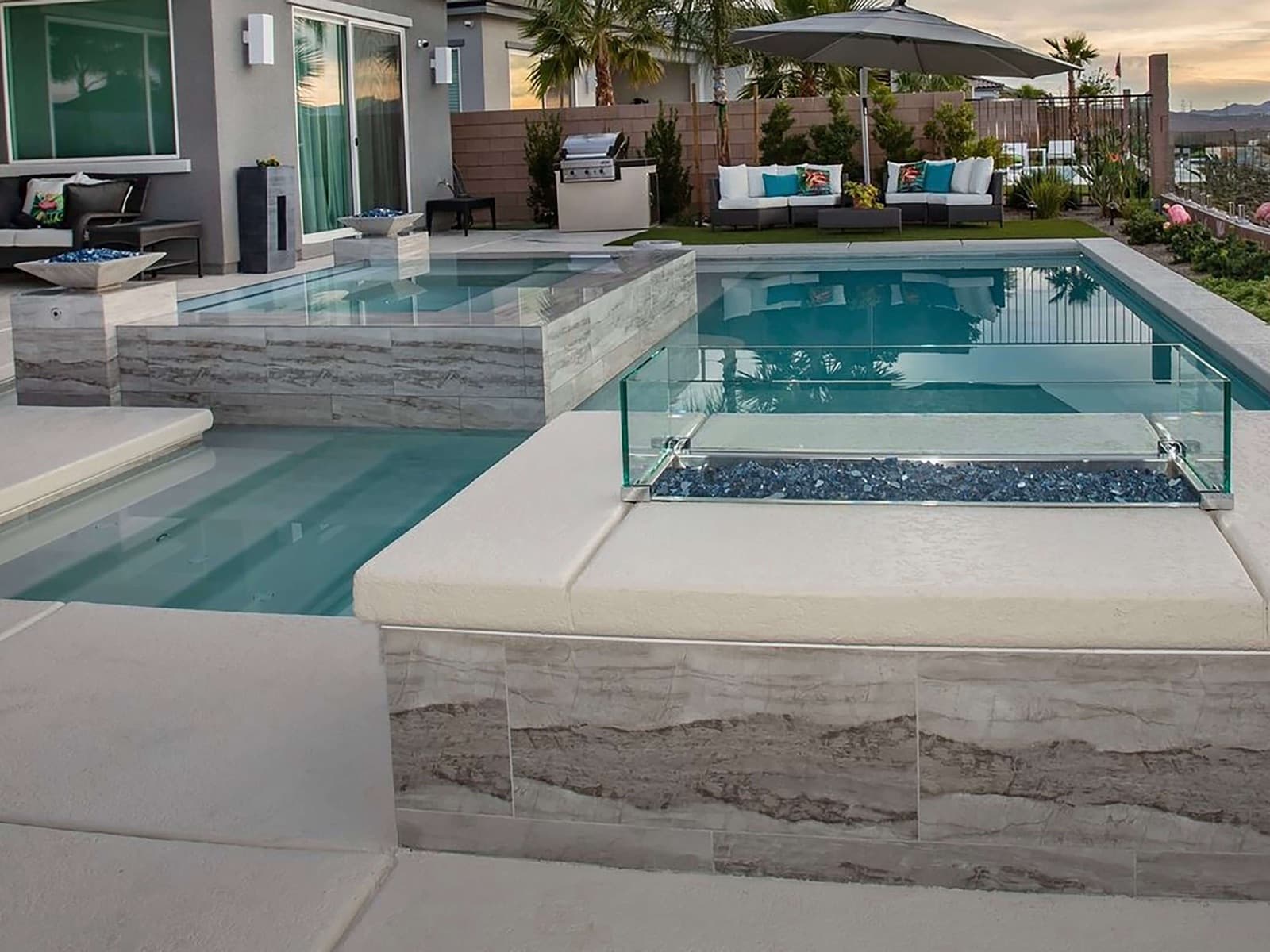 Completed custom pool build by CraftYourPool