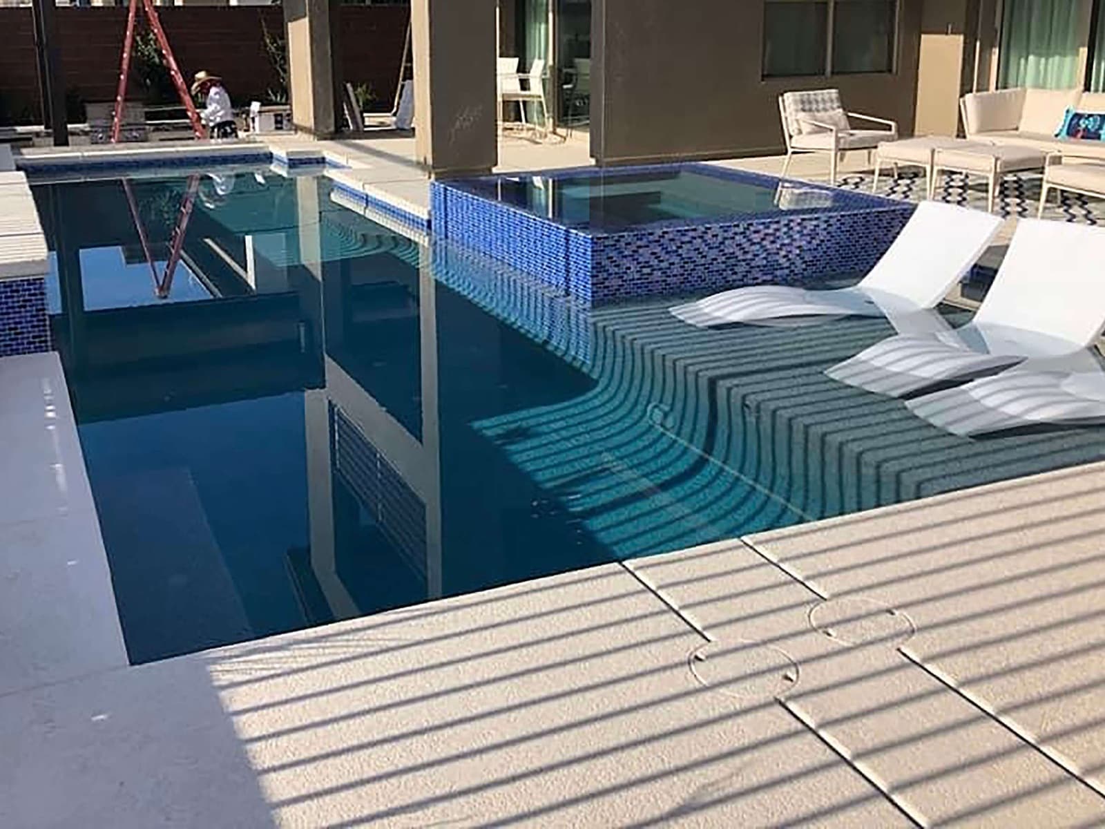 Completed custom pool build by CraftYourPool